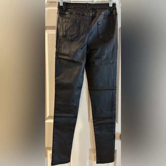 Faux leather pants. Never worn in size medium. - Picture 3 of 3